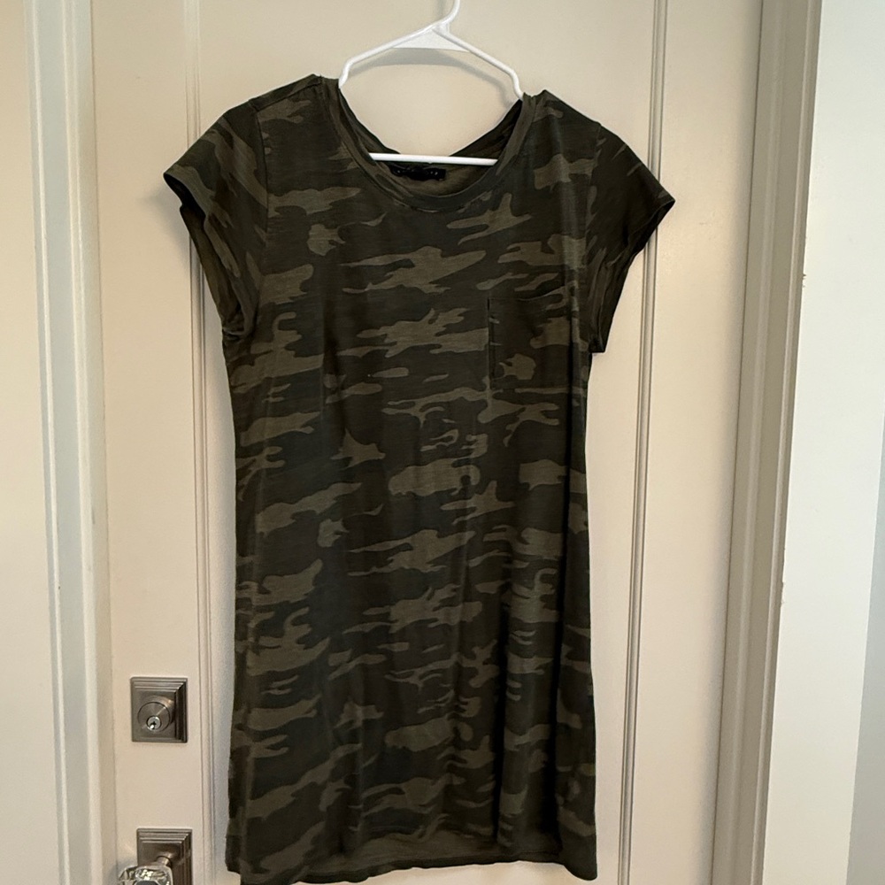 Sanctuary Olive Camouflage Dress
